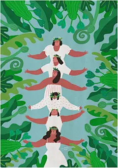                                                                                                                         #云朵分享# 人物群像太难？来一组有趣的示范吧~在一张插画里塞进很多很多个人，这个任务实在不简单，一不小心这些小人儿就会像复制粘贴出来的……韩国艺术家 Atelier Margie 插画里的人从众，不仅没有“画了这么多人很辛苦”的感觉，还非常吸引人，让人忍不住想把自己也