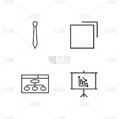 商务,轮廓,计算机图标,简单,图表,计算机,纺织品,技术,布置,改进