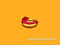 香肠面包！20款热狗元素Logo设计UI设计作品LOGO组合Logo首页素材资源模板下载