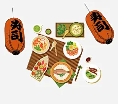 日本寿司_新图网 https://ixintu.com 日本寿司 食物 饭店 海报