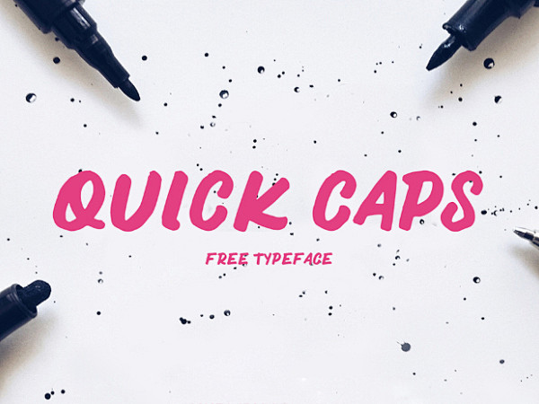 Quick Caps Free Font...