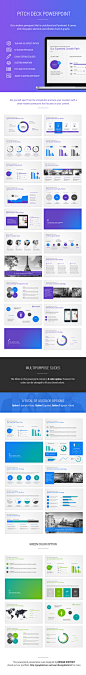 Pitch Deck Powerpoint : Modern Powerpoint Template.