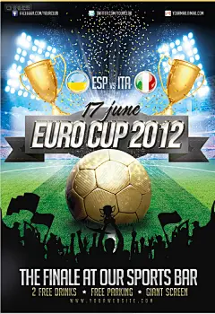 欧洲杯主题海报_平面广告 - 素材中国_素材CNN