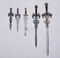 收集中世纪的剑，刀和匕首