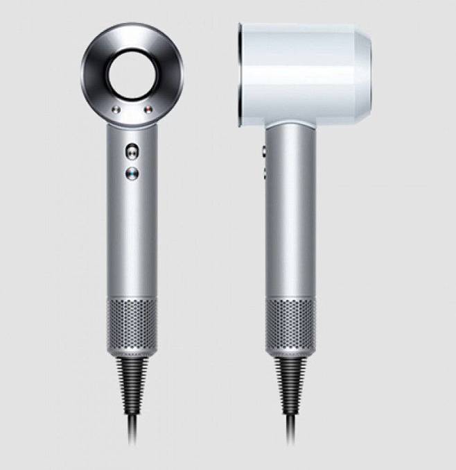 戴森吹风机吹风机白色supersonichai工业设计产品设计普象网