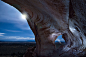 Moonflare in Moab by Devon Barker