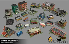 unity超好的方块人风格军事战争类游戏资源包全套