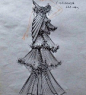 意阑珊手绘效果图-婚纱礼服设计-服装设计
