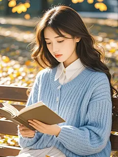 美女壁纸︳秋天的氛围感真的很适合读书_5_美遇幻想空间_来自小红书网页版