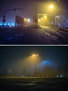 阿兹家的猫粮采集到雨夜雾气街道