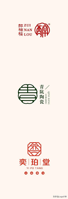 模版小福采集到LOGO艺术字