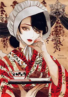 人物插画—和风 - 堆糖，美图壁纸兴趣社区