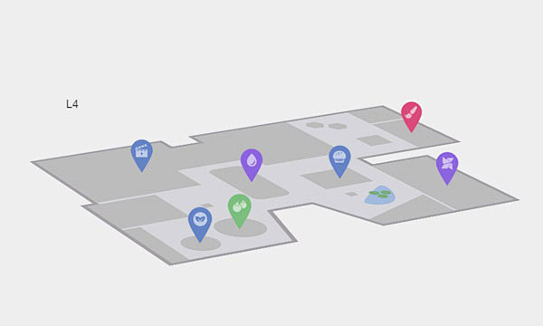 商场3d导航地图特效列表