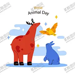 卡通动物插画 【酷图网】梅花鹿,兔子,飞鸟,森林动物,动物王国,可爱动物,野生动物,动物世界,儿童手绘,动物手绘,动物,童话乐园,宠物乐园,幼儿画报,卡通动物,动物乐园,森林大冒险,森林奇遇,书本插画,动物漫画,幼儿园,儿童绘本,动物园,保护动物,动物农场,手绘动物,卡通绘本,宠物之家,宠物,动物卡通,动物贴纸,动物素材