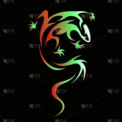 蜥蜴,华丽的,野生动物,数码图形,动物,尾巴,爬行纲,鬣蜥蜴,剪影
