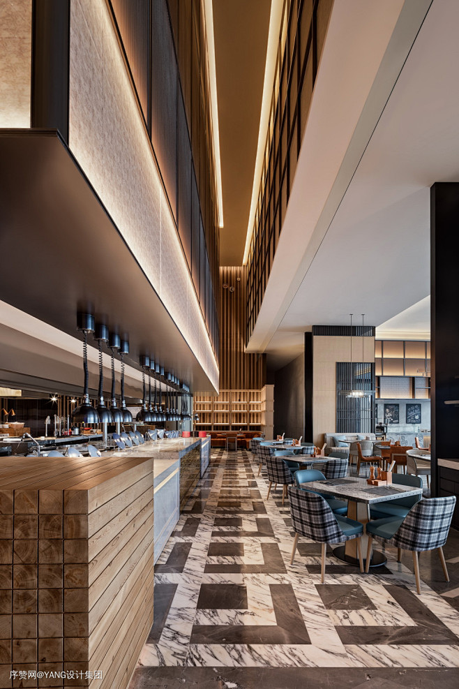 杨邦胜设计集团新作 | 南京华邑酒店 江北首家超五星级酒店_杨邦胜设计酒店新作_南京华邑酒店全日餐厅
