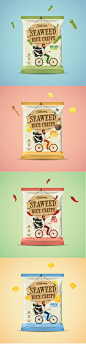 Seaweed Rice Crisps Packaging