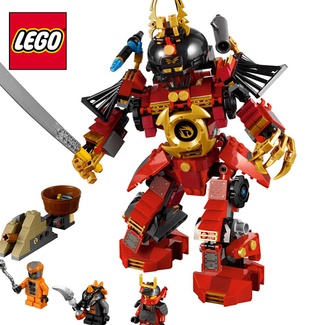 新品lego乐高幻影忍者系列萨姆拉机械9448积木拼装玩具