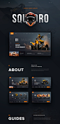 SQUADRO - Quad Bikes : ⠀SQUADRO is a design project for the concept of an online store selling quad bikes and biker equipment. The main feature of the interface is a non-standard layout, flexible customization of bikes, a simple and convenient interface. 