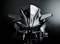 2015 kawasaki ninja H2R 998cc engine motorcycle arrives at intermot