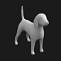 Dog Mannequin 001 3D Model