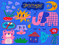 ILLUSTRATION  Packaging Baygon cute colorful cute illustration kids liunic good night mosquitoes