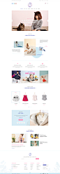Bibo - Baby Store PSD Template : Bibo is PSD template that is crafted for baby store & other related niche site in the industry. The package includes 13 psd files with well-named as well as well-organized layers.