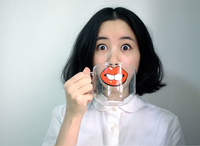 YiZi 圆形玻璃杯→龅牙款