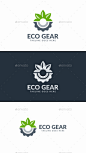 Eco齿轮——符号标志模板Eco Gear - Symbols Logo Templates清洁、饮酒、下降、生态、能源、环境、工厂,罚款,装备,绿色,健康,健康,叶、医学、自然,自然,发电厂,回收资源,重用 clean, drinking, drop, eco, energy, environment, factory, finess, gear, green, health, healthy, leaf, medical, natural, nature, power plant, recycle, 