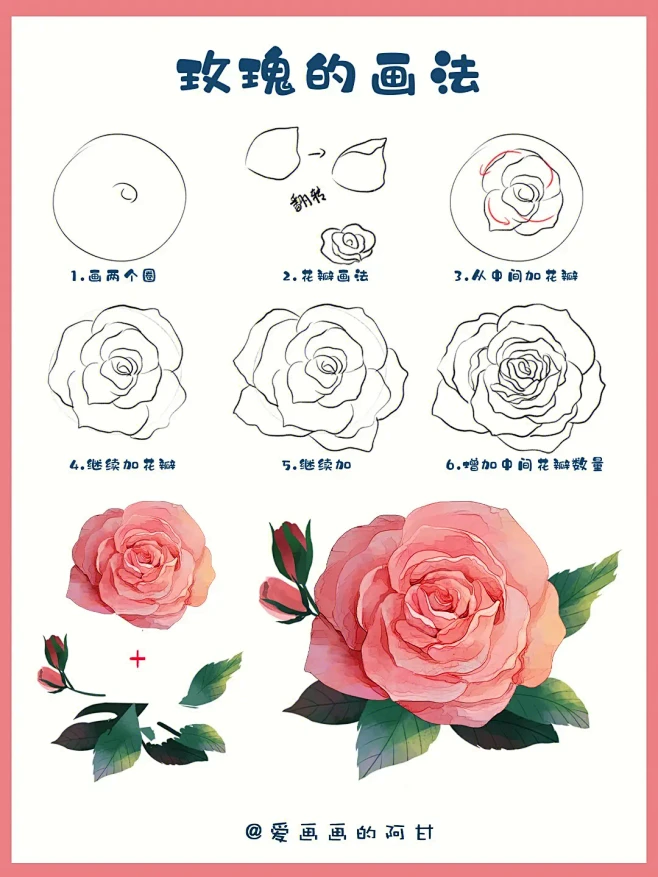 玫瑰花的画法的搜索结果_百度图片搜索-花瓣网