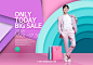 夏季男装打折促销广告网页PSD模板Summer sale ad web page template#tiw176f5508 :