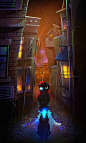 Baney | iPad & iPhone Game : the concept art of one app game obout detective.