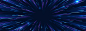 蓝色科技光线放射线banner背景背景图片素材