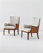 FRITS HENNINGSEN  Pair of armchairs, c. 1936
