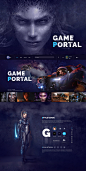 Game portal - conception : Creating a game portal Tags – design, web design, designer, app, apps, graphic, graphic design, color, logo, packaging design, graphics, behance, dribble, photography, art, aplication, digital, club, fun,trend, adobe, adobe Phot