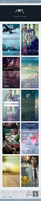 #iconfans精品资源分享# 【iOS 7 App Screens - PSD】10个超赞的ios7风格app界面源文件 作者：Mohamed Elgendy 猛戳下载→http://t.cn/8kVK6zx