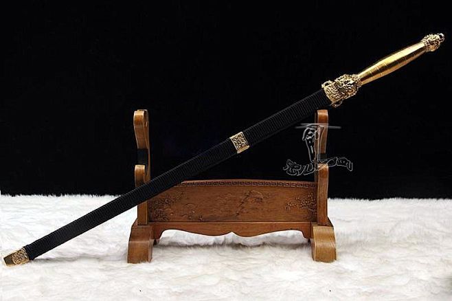 龙泉剑武术双锏双鞭仿古兵器竹节双鞭纯铜实心鞭亢龙锏未开刃淘宝网