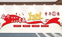 青少年之家青年之家社区共青团文化墙