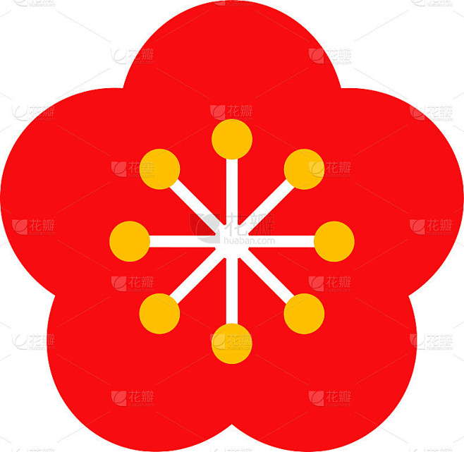 一个简单的梅花图标