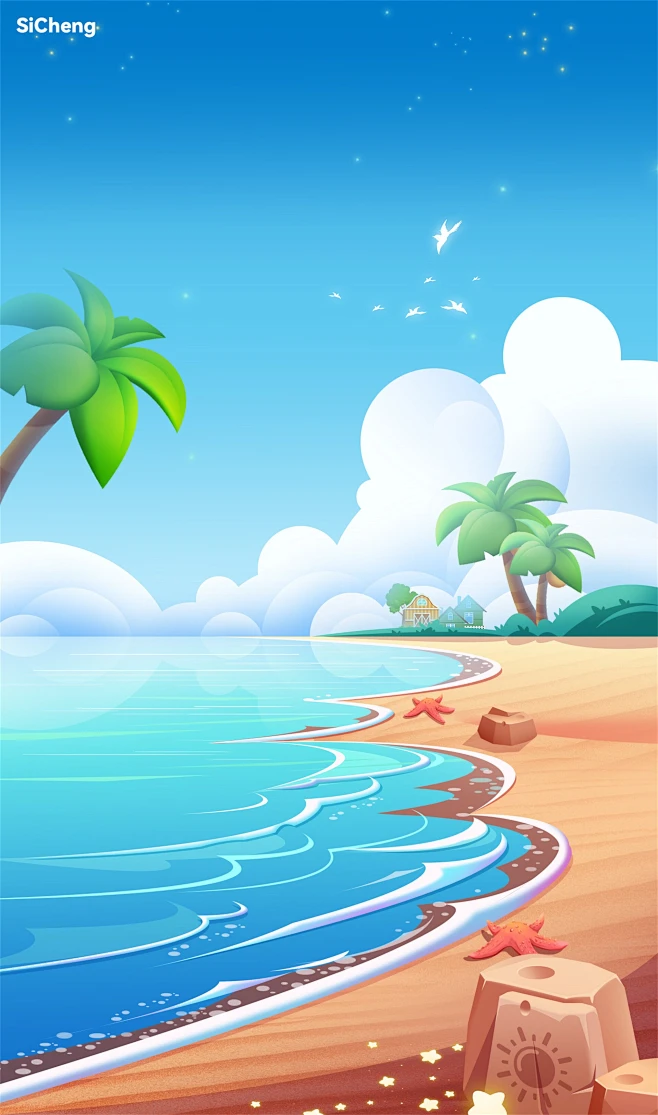 sandbeach-花瓣网