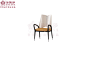 卡迪亚现代轻奢家具系列909A现代欧式餐椅（D类半皮）