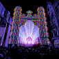 最近，在比利时根特市的2012 灯光节（ 2012 Light Festival）上展出的Luminarie De Cagna是一座由55000盏LED灯泡组成的类似教堂的雕塑作品,。置身于这座高28米的灯光大教堂内，是不是仿佛置身于天堂呢？