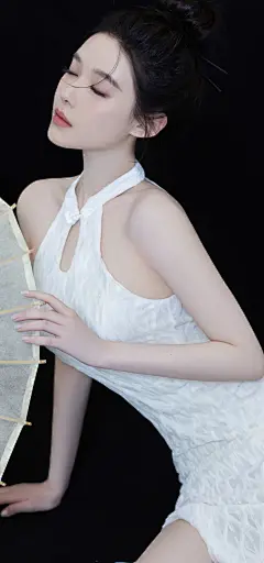 壁纸|旗袍美女真人和动漫风