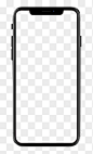 苹果手机边框轮阔图透明PNGpng产品实物➤来自 PNG搜索网 pngss.com 免费免扣png素材下载！苹果手机X#iphoneX#手机轮阔#手机样机#透明手机#手机线条#