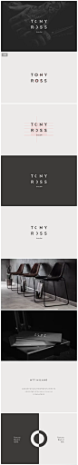 Tony Ross意大利美发沙龙店品牌形象设计 #设计#