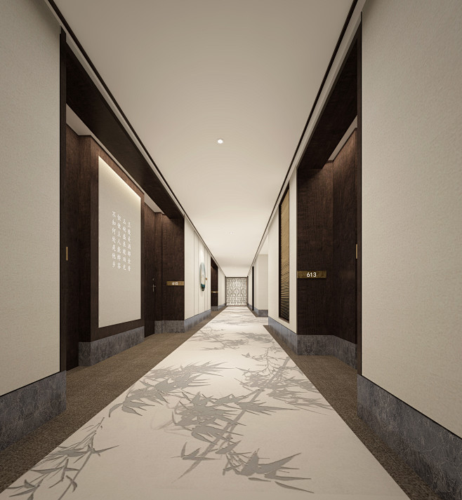 新中式酒店走廊