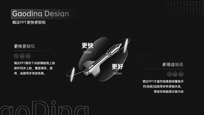 对比关系2项PPT图文页