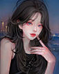 【个人收集】韩国画师hyunpeach_hb作品200P/