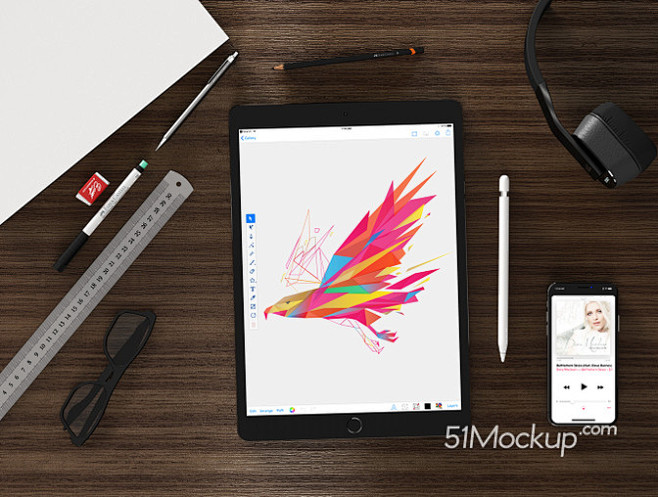 iPad Pro的一个高分辨率 book...
