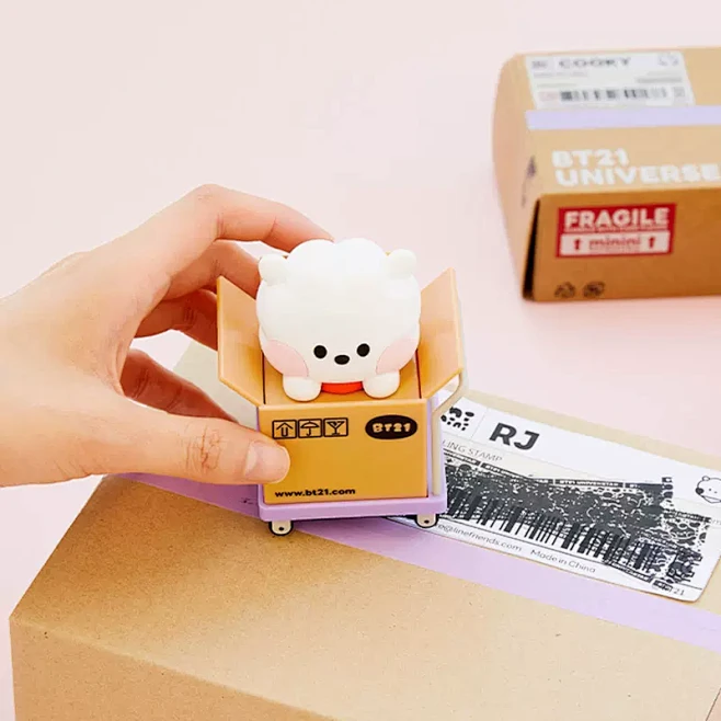 BT21防弹少年团minini公仔快递单...